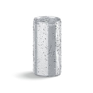 Aluminium Soda Can 280 ml with drops 3D model