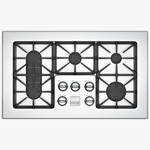 Professional Gas Cooktop with Fish Burner