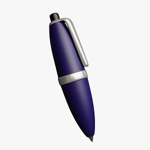 3D model Stylized Pen or Ballpoint Illustration