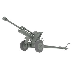 artillery piece 2 3D model