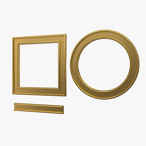 3D Smooth Cornice M435 3D