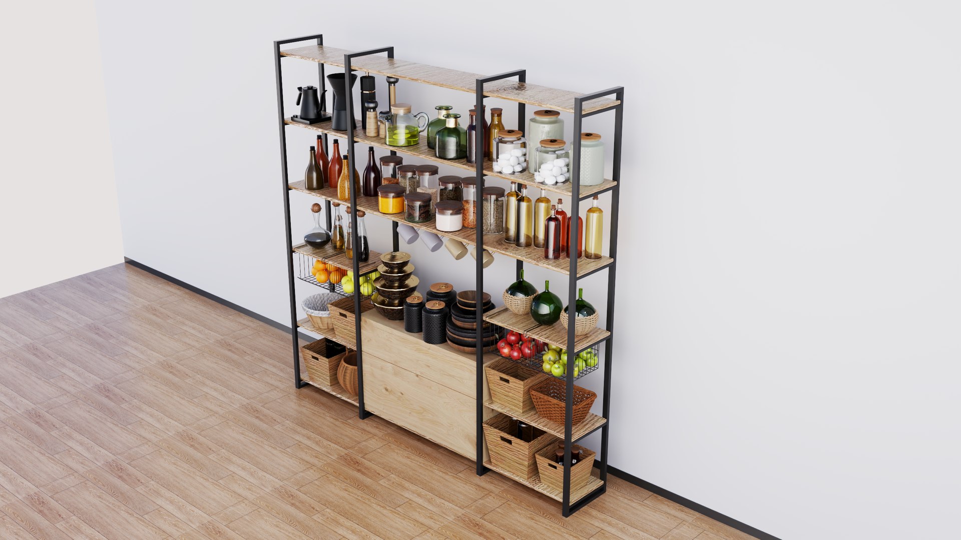Storage Rack 3D Model - TurboSquid 2244855