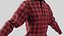 Female Shirt 01 Red Fannel Checkered