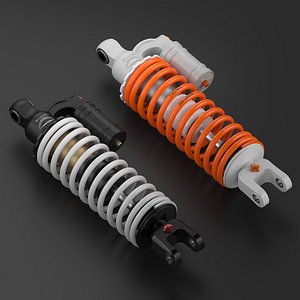 Bike rear suspension 3D