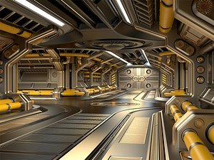 Sci Fi Modular Corridor Advanced Edition