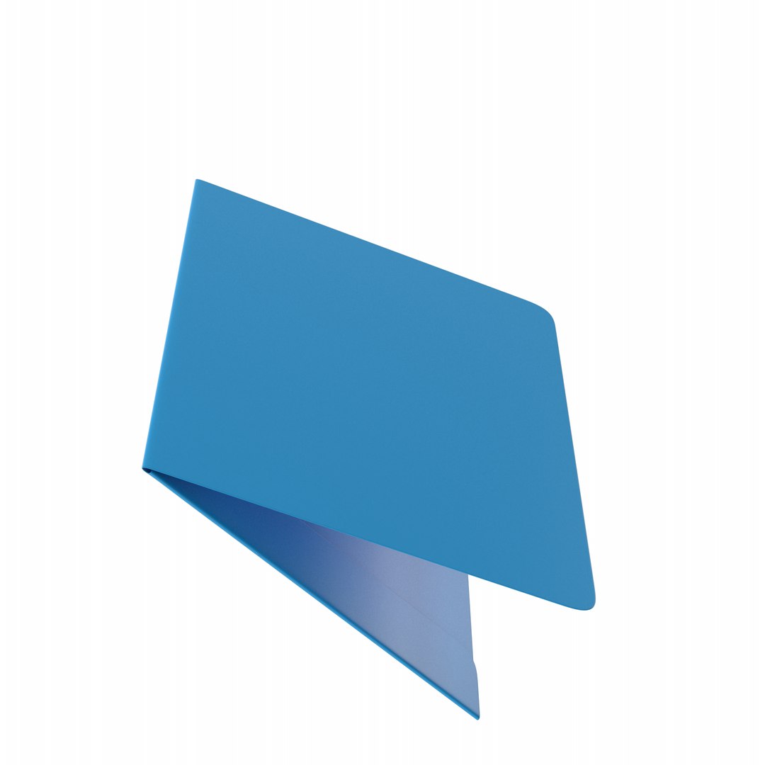 Blue File Folder 3D Model - TurboSquid 2340687