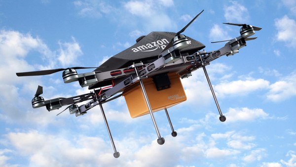 Amazon Prime Delivery Drone 3D model TurboSquid 1750492
