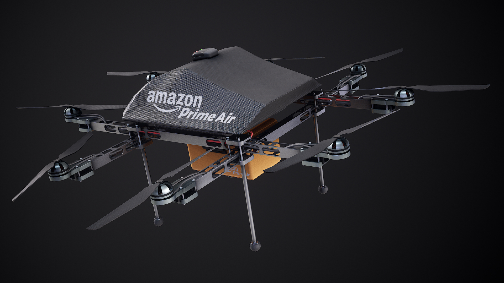 Amazon Prime Air Delivery Drone Rigged 3D model - TurboSquid 1750492
