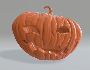 lamp jack pumpkin halloween model