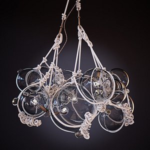 knotty chandelier lindsey adelman 3d model