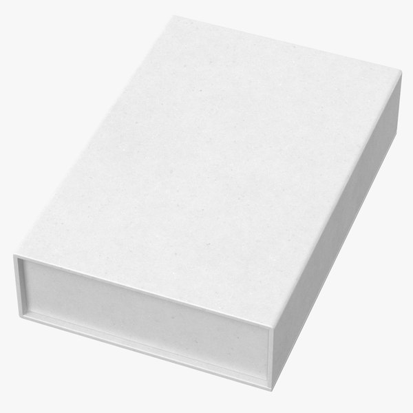3D модель Упаковка Spine Box, тип 04, разные позы, пустая и ...