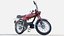 Moped Gameready Rigged