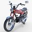 Moped Gameready Rigged