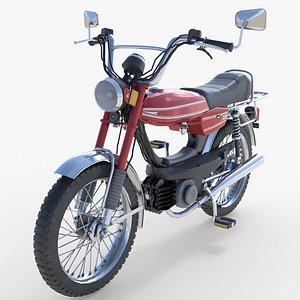 Moped Gameready Rigged