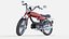 Moped Gameready Rigged