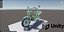 Moped Gameready Rigged