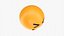 Emoji 018 Blanc souriant avec les yeux fermés