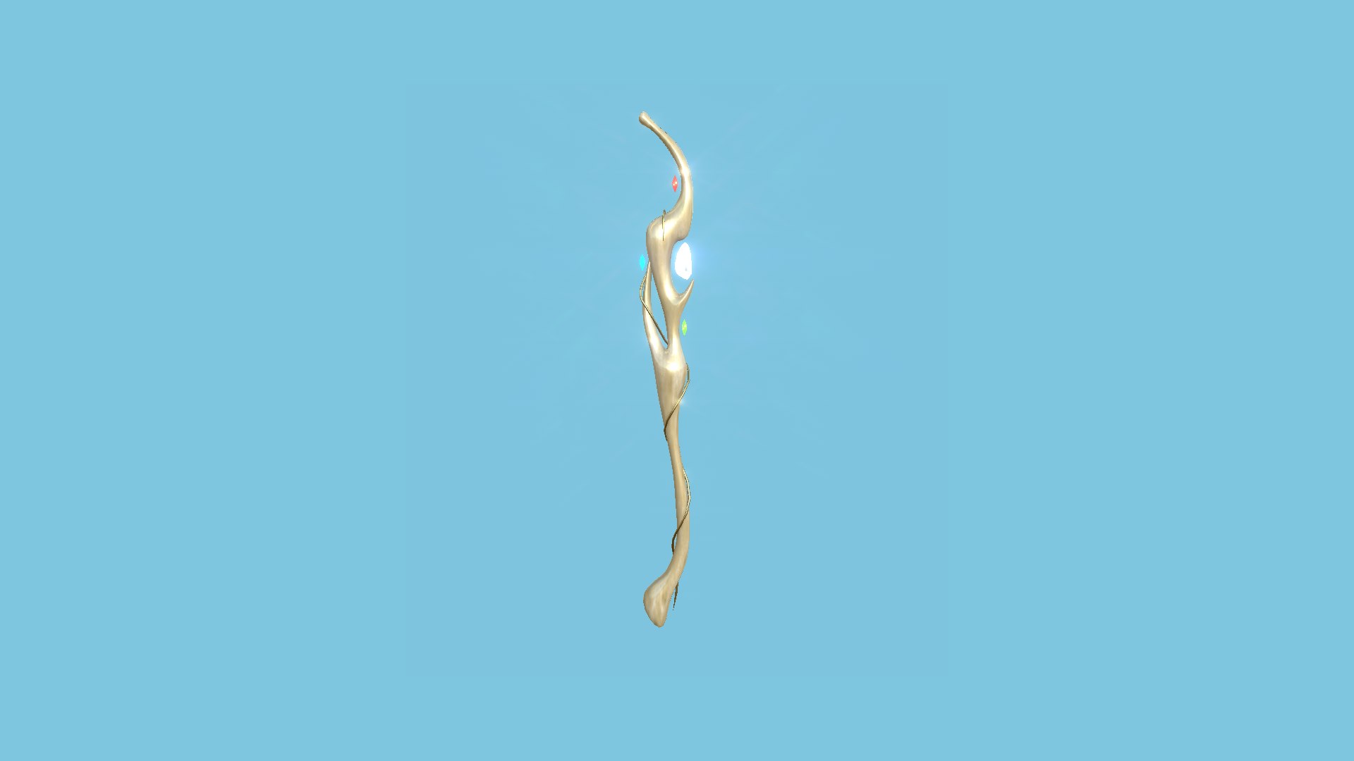 Fantasy Mage Staff 07 Elemental - Medieval Weapon 3D Model - TurboSquid ...