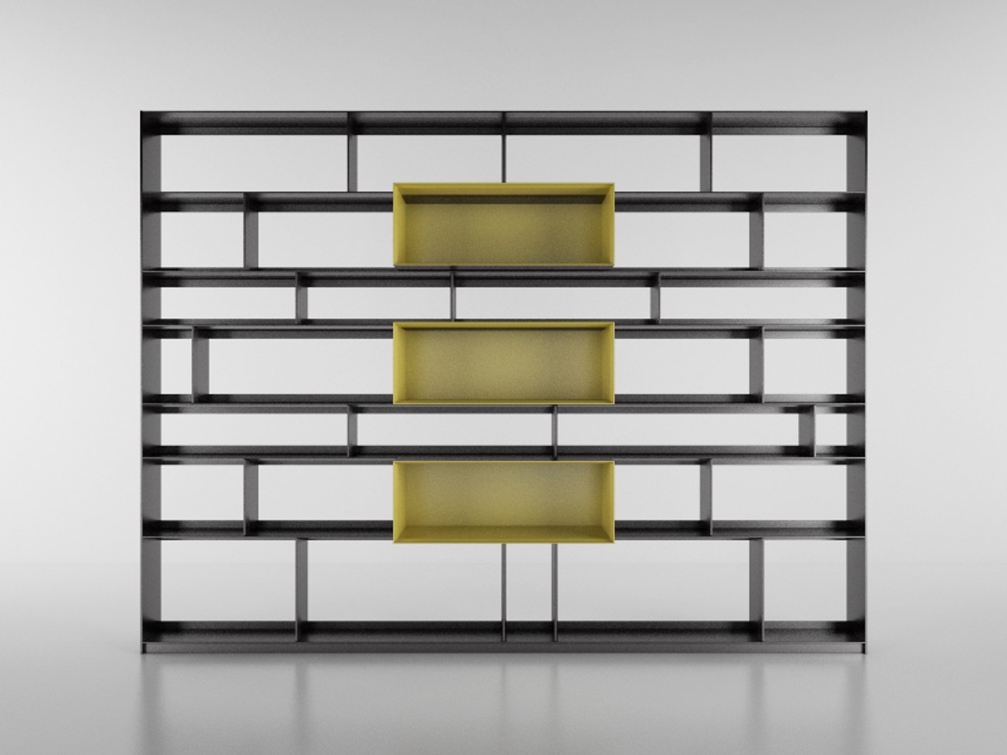 3d Model B Bookcase 12