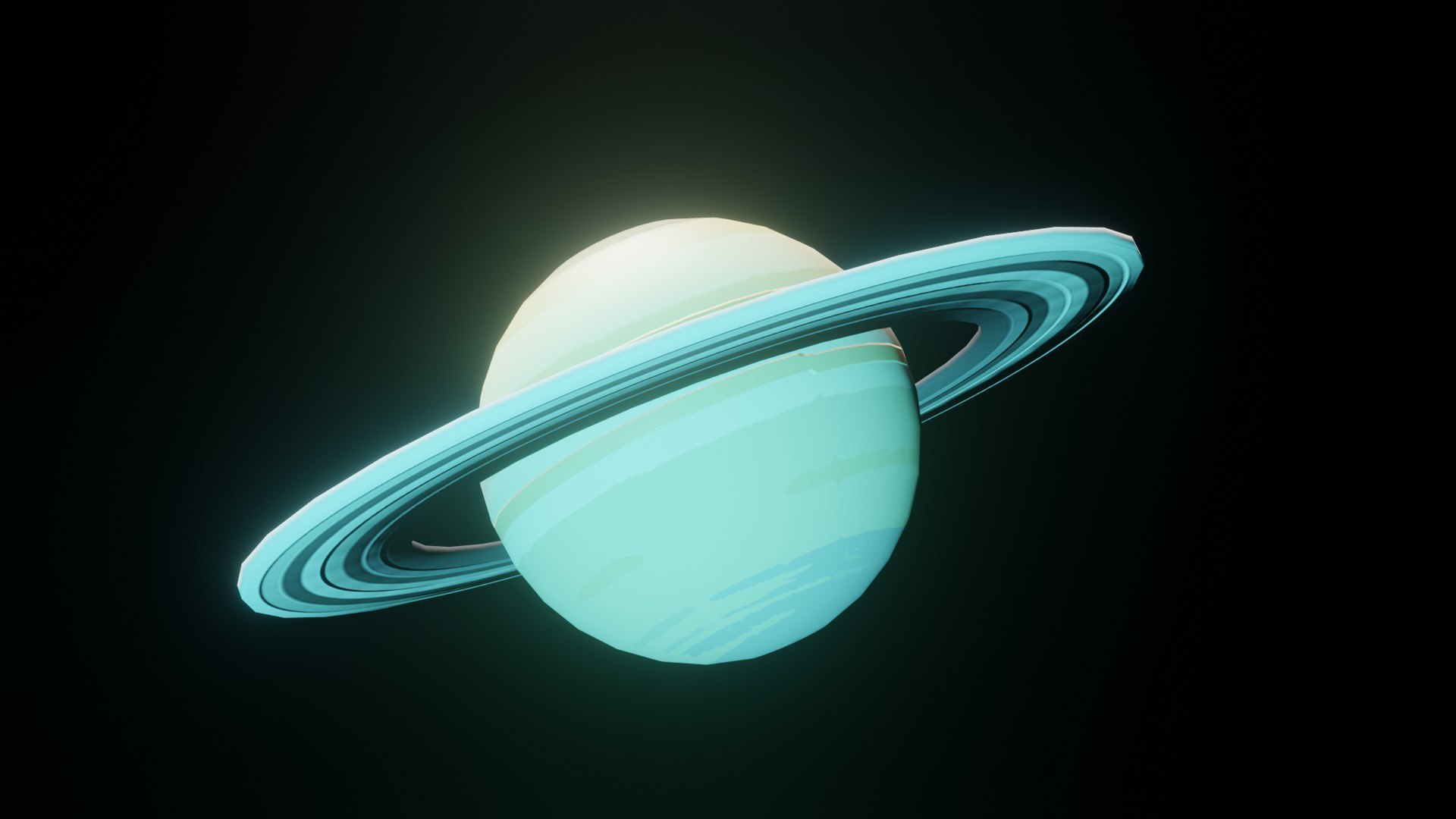 Stylized Planet Saturn 3D Model 2k 4k 8k Textures 3D Model - TurboSquid ...