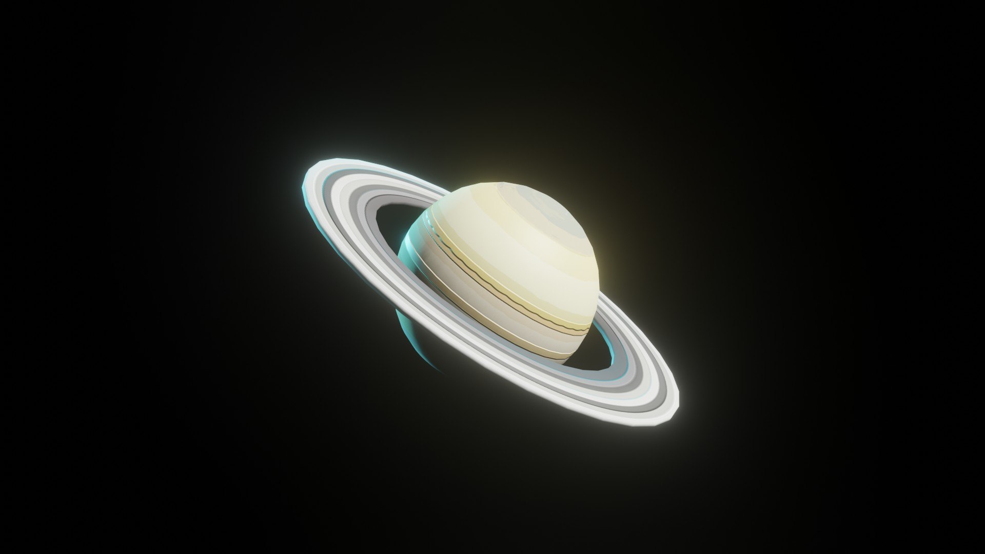 Stylized Planet Saturn 3D Model 2k 4k 8k Textures 3D Model - TurboSquid ...