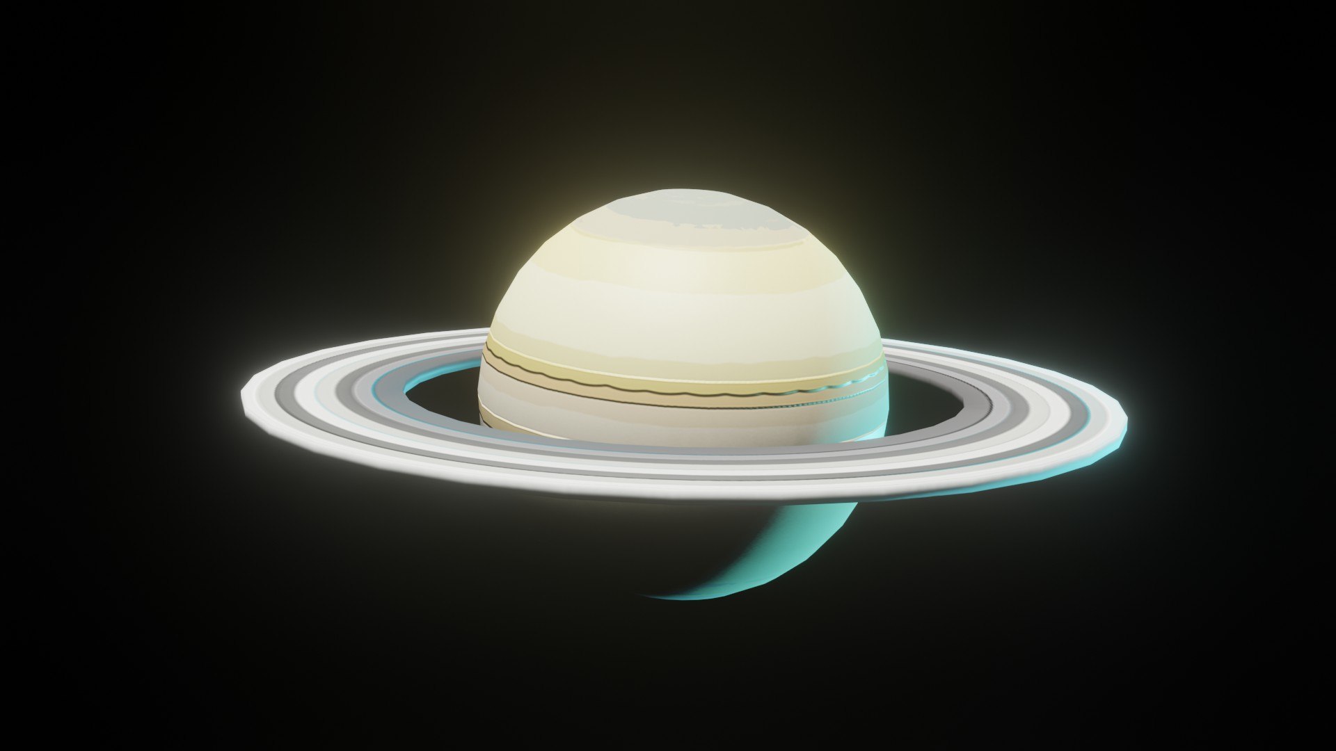 Stylized Planet Saturn 3D Model 2k 4k 8k Textures 3D Model - TurboSquid ...