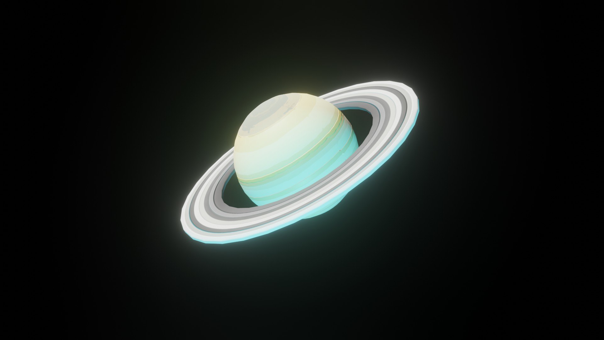 Stylized Planet Saturn 3D Model 2k 4k 8k Textures 3D Model - TurboSquid ...