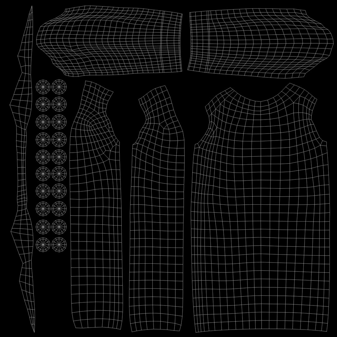 3D Womens Business Suit With Coat Over TurboSquid 1859673