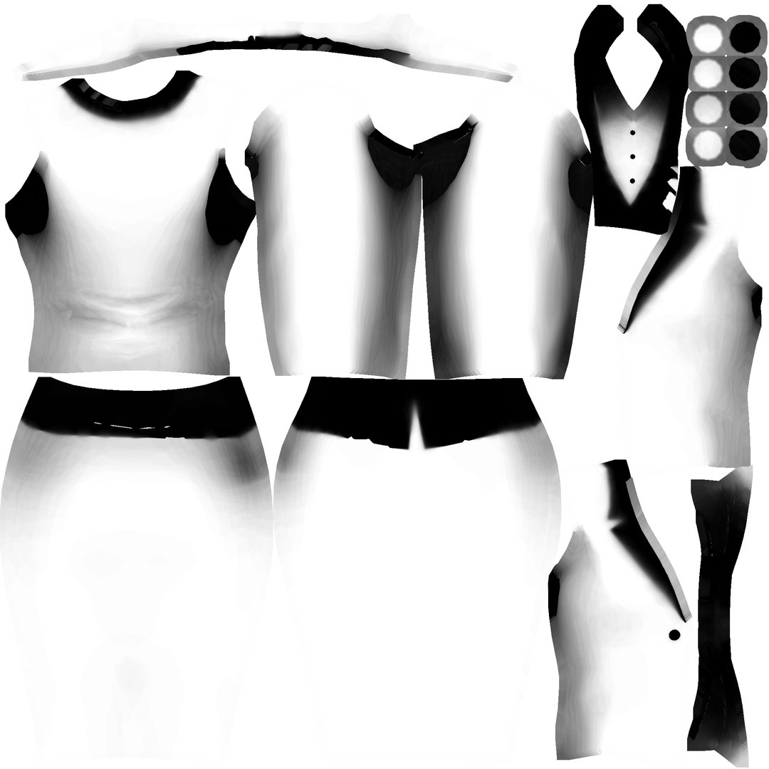 3D Womens Business Suit With Coat Over TurboSquid 1859673