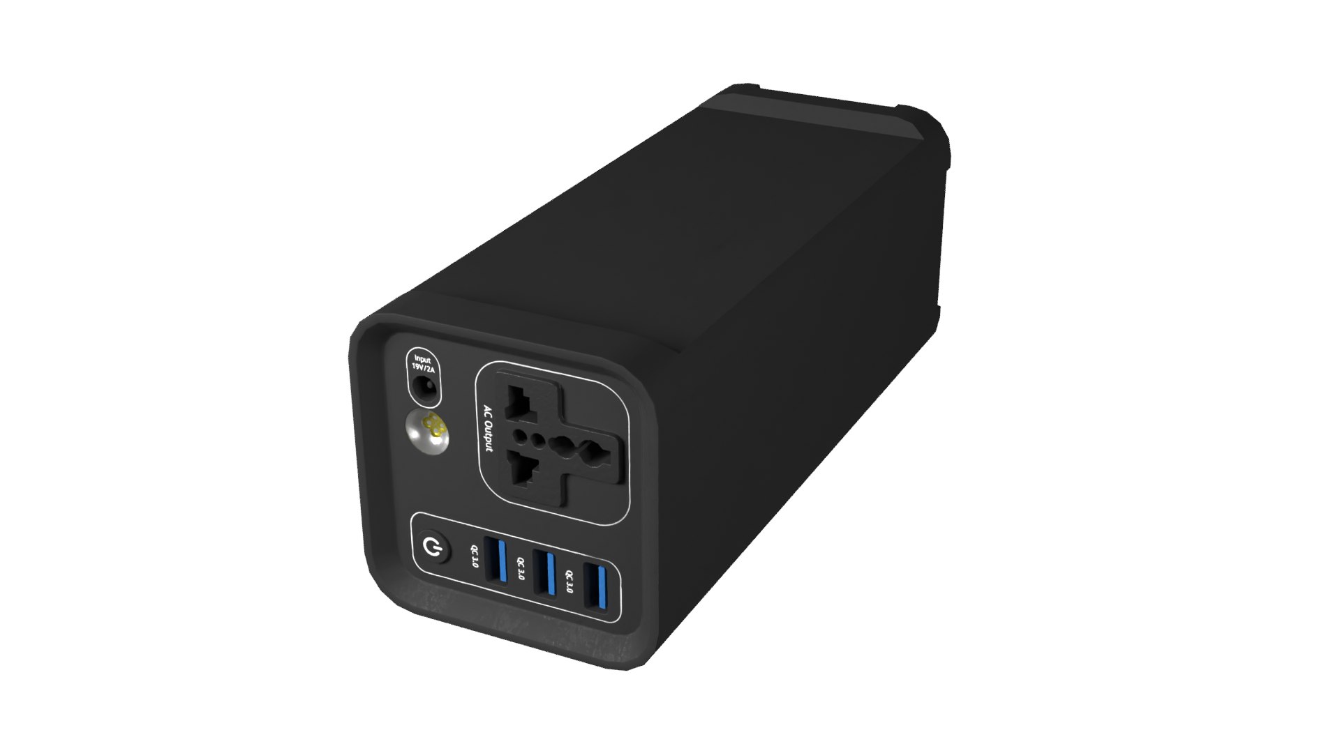 Free Power Powerbank 3D Model TurboSquid 1712396
