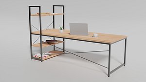 working-office desk 3D model