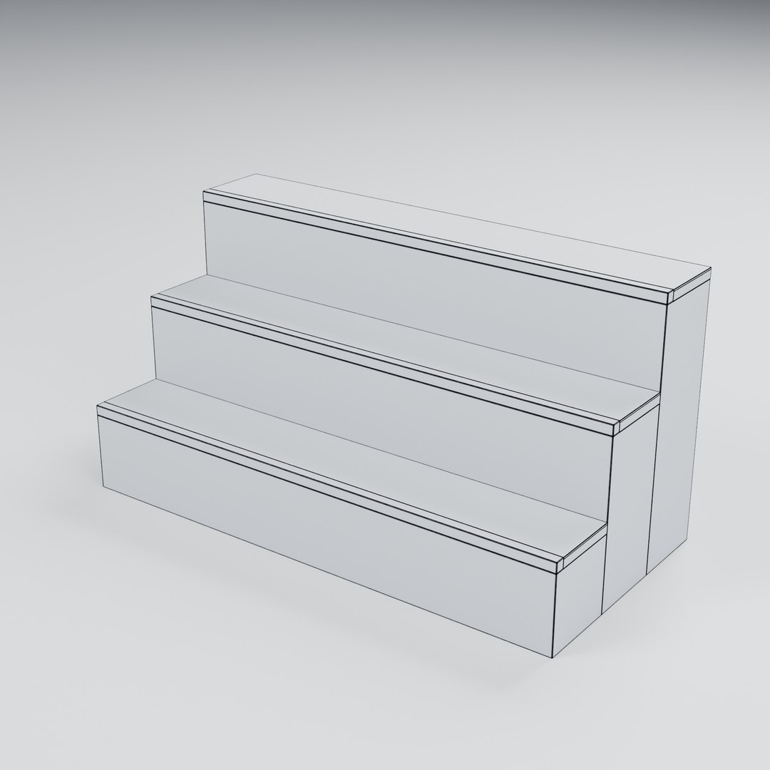 Three-Tier Wooden Product Display - 1260 x 600 x 650 mm model https://p.turbosquid.com/ts-thumb/7Q/pwhM4L/qd/06_wireframe/jpg/1788951414/1920x1080/fit_q87/f4abb617924d0704a696dfc55290a2470f753b1d/06_wireframe.jpg