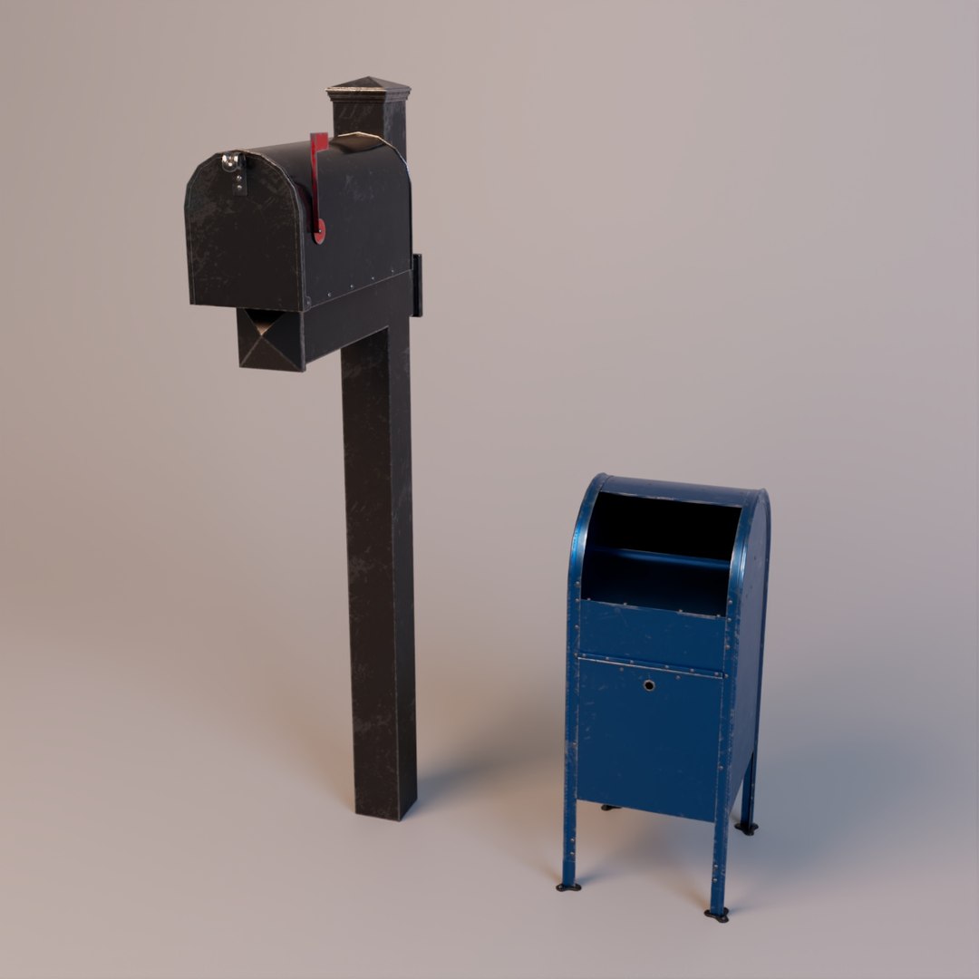 3D Mailbox Model - TurboSquid 2243259