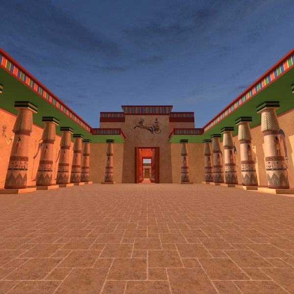 3d c4d luxor temple