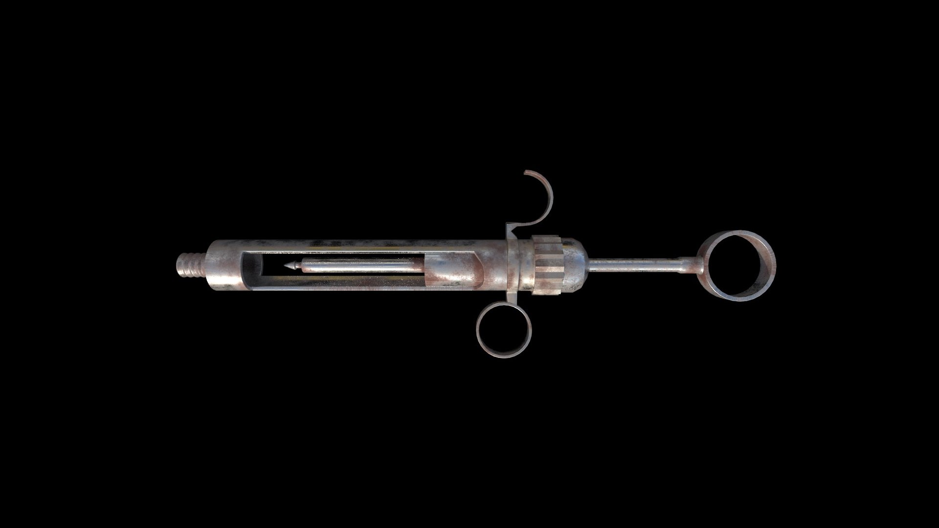 3D model Rusty medical syringe TurboSquid 1989225