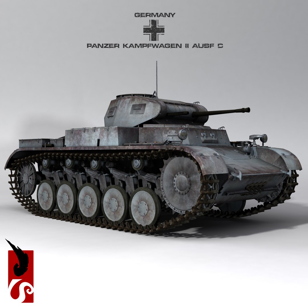 3d Fbx German Panzer Kampfwagen Ii