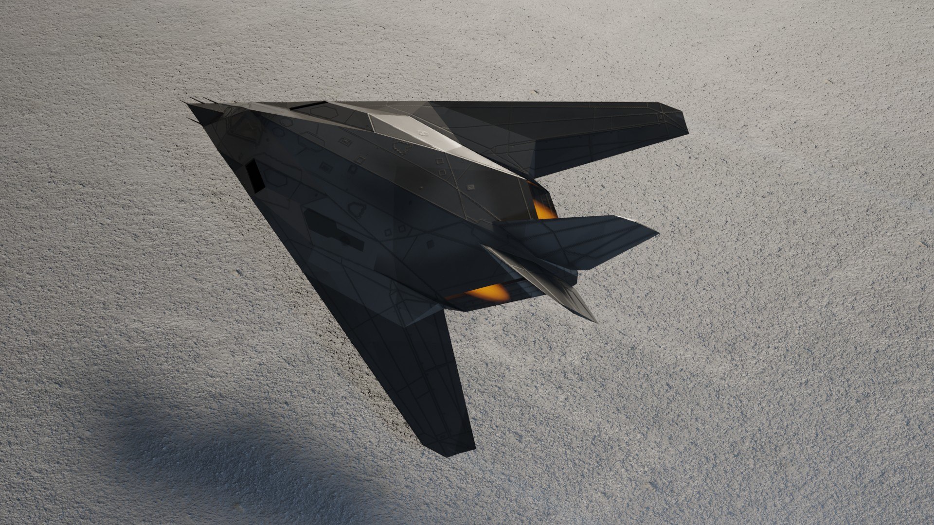 3D Lockheed F-117 Nighthawk Lowpoly Stealth Bomber - TurboSquid 1872418