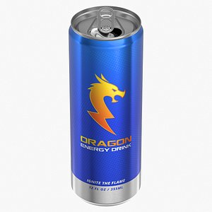 Open Energy Drink Can 355ml