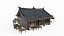 Ancient Asian Architecture Black Tile Cuisine Restaurant