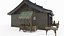 Ancient Asian Architecture Black Tile Cuisine Restaurant