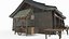 Ancient Asian Architecture Black Tile Cuisine Restaurant