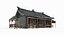 Ancient Asian Architecture Black Tile Cuisine Restaurant