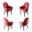 Conjunto de cadeiras e banquetas de cassino premium e luxuoso