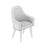 Conjunto de cadeiras e banquetas de cassino premium e luxuoso