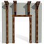 Manor WalkThrough Wooden Frame Door framework rim chassis cradle