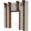 Manor WalkThrough Wooden Frame Door framework rim chassis cradle
