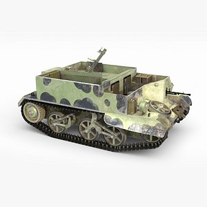 Modern vehicle weapon reconnaissance armored vehicle 3D