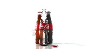 coca-cola bottles 3d ma