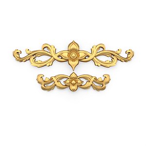 Classic decor ornament 135  3D model 3D
