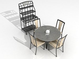 3d kitchen cocina model